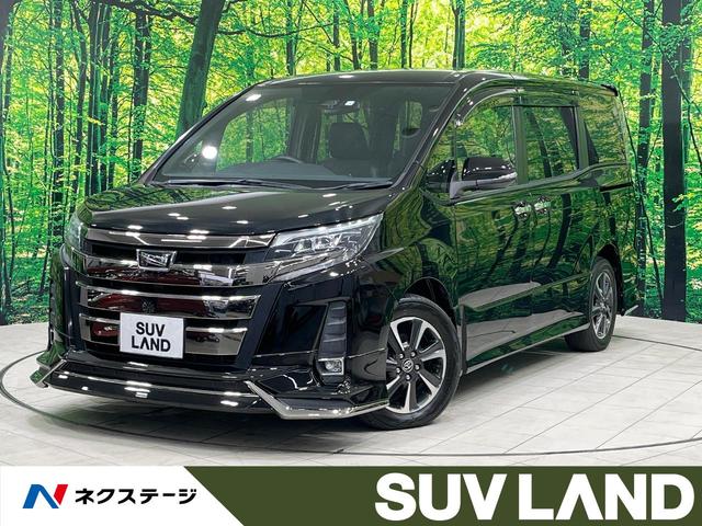 ノア(トヨタ) Ｓｉ　ダブルバイビー　禁煙車　後席モニター　純正９型ナビ　両側電動ドア　衝突被害軽減　バックカメラ　ハーフレザーシート　スマートキー　ＬＥＤヘッド　ビルトインＥＴＣ　クルコン　オートハイビーム 中古車画像