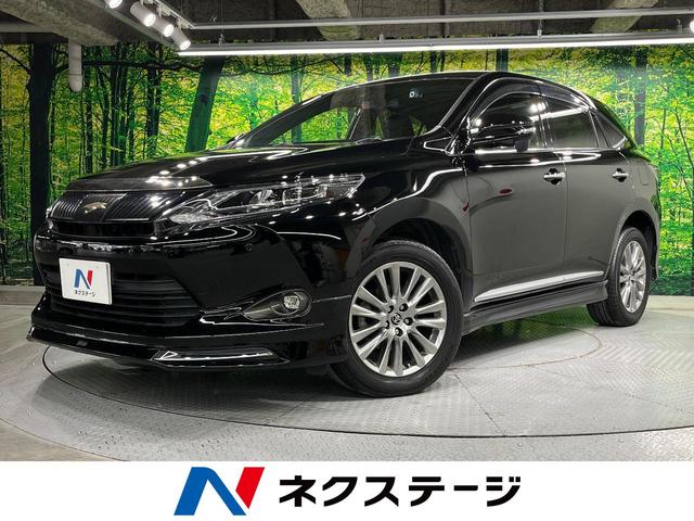 ハリアー(トヨタ) プレミアム　フルエアロ　後席モニター　バックカメラ　衝突被害軽減システム　レーダークルーズ　禁煙車　電動リアゲート　ハーフレザーシート　パワーシート　ドラレコ　コーナーセンサー　スマートキー　ＬＥＤヘッド 中古車画像