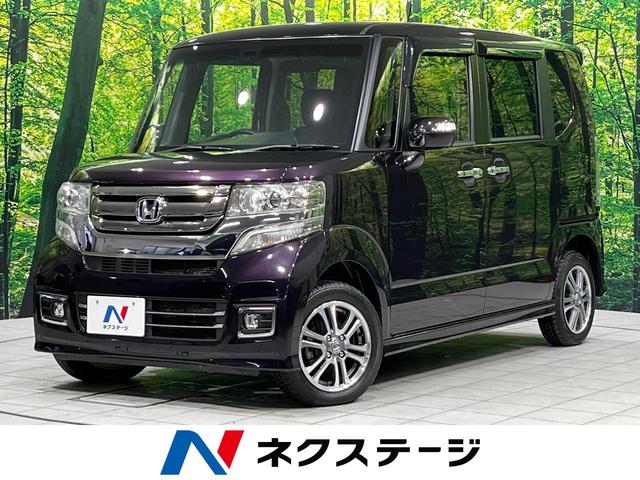 Ｎ－ＢＯＸカスタム　秋田県 ４ＷＤ　禁煙車　衝突軽減　純正ナビ　両側電動ドア　バックカメラ　ＥＴＣ