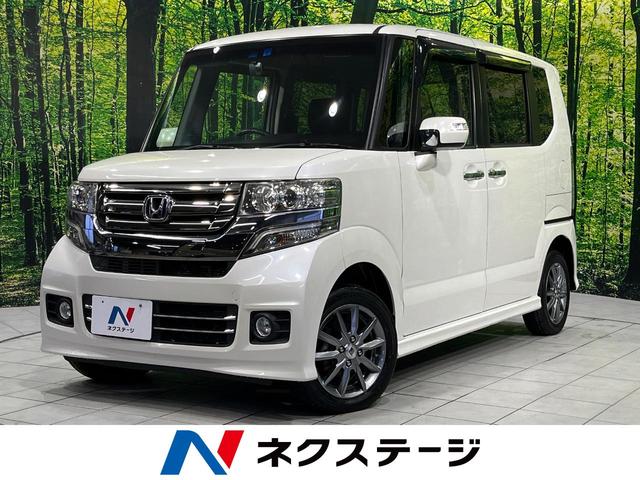 Ｎ－ＢＯＸカスタム　岩手県 電動スライドドア　ＳＤナビ　バックカメラ　禁煙車　前席シートヒーター