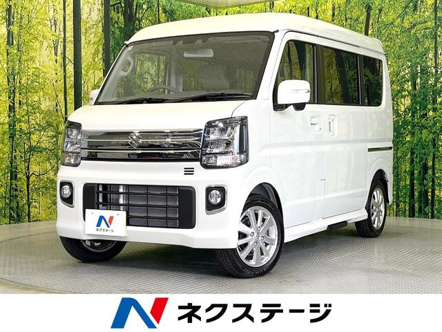 エブリイワゴン PZターボスペシャル 届出済未使用車 両側電動ドア 衝突被害軽減システム コーナーセンサー スマートキー LEDヘッド 純正14インチアルミ オートハイビーム 車線逸脱警報 オートライト オートエアコン(1枚目)