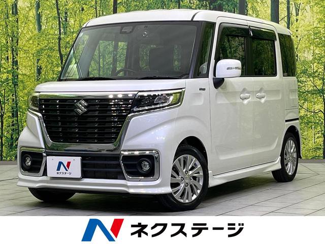 スペーシアカスタム　三重県 衝突被害軽減システム　禁煙車　シートヒーター　ドラレコ　コーナーセンサー