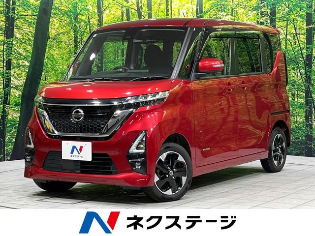 ルークス　秋田県 ４ＷＤ　禁煙車　衝突軽減　純正ナビ　全周囲カメラ　電動ドア