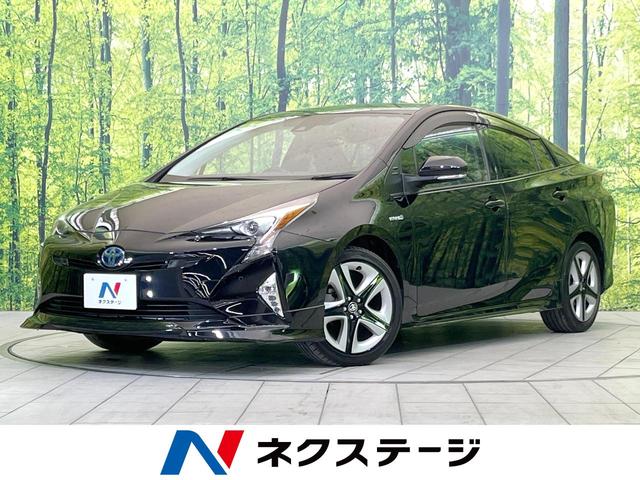 プリウス　三重県 フルエアロ　純正９型ナビ　バックカメラ　衝突被害軽減システム