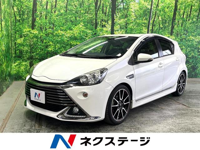 アクア(トヨタ) Ｇ　Ｇ’ｓ　バックカメラ　ハーフレザーシート　スマートキー　ＨＩＤヘッド　ＥＴＣ 中古車画像