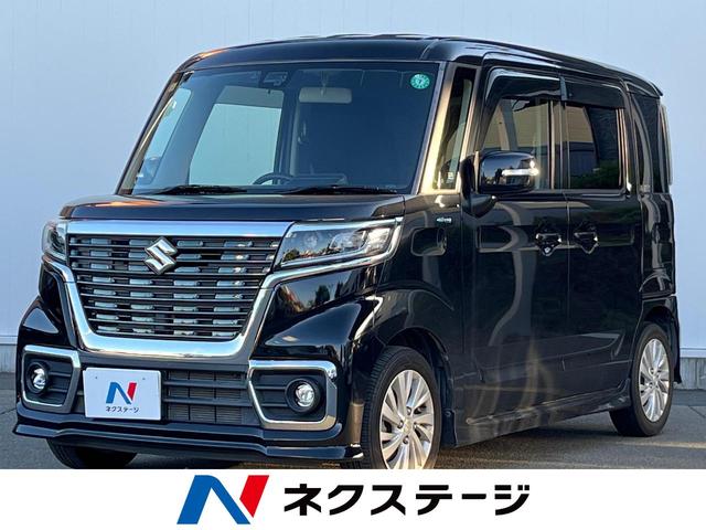 スペーシアカスタム　静岡県 衝突被害軽減システム　禁煙車　シートヒーター　コーナーセンサー