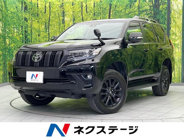 ランドクルーザープラド(トヨタ) ＴＸ　Ｌパッケージ　マットブラックエディション　４ＷＤ　サンルーフ　純正ナビ　バックカメラ　衝突軽減装置　レーダークルーズコントロール　禁煙車　本革シート　シートヒーター　シートエアコン　パワーシート　ドライブレコーダー　コーナーセンサー 中古車画像
