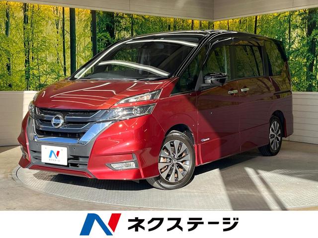 セレナ　岐阜県 ９型ナビ　両側電動ドア　バックカメラ　衝突被害軽減システム　禁煙車