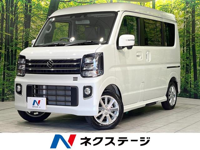 エブリイワゴン(スズキ) ＰＺターボスペシャル　登録済未使用車　衝突軽減　両側電動スライドドア　クリアランスソナー　ＬＥＤヘッド　スマートキー　運転席シートヒーター　純正１４インチＡＷ　オートエアコン　オートライト　パワーウィンドウ 中古車画像