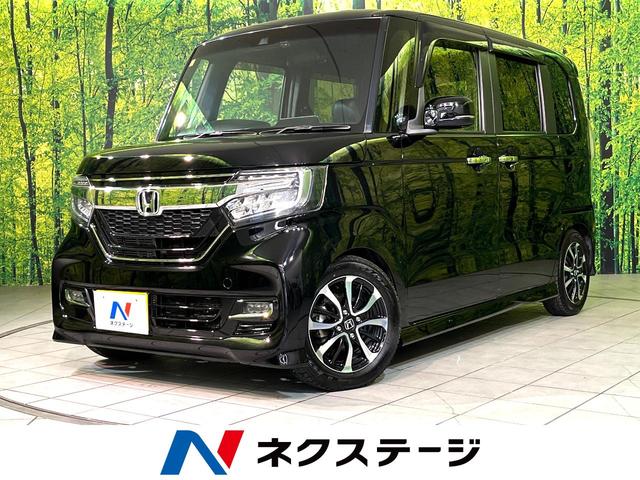 Ｎ－ＢＯＸカスタム　長野県 電動スライド　ＥＴＣ　ドラレコ　ＬＥＤヘッド　デジタルインナーミラー