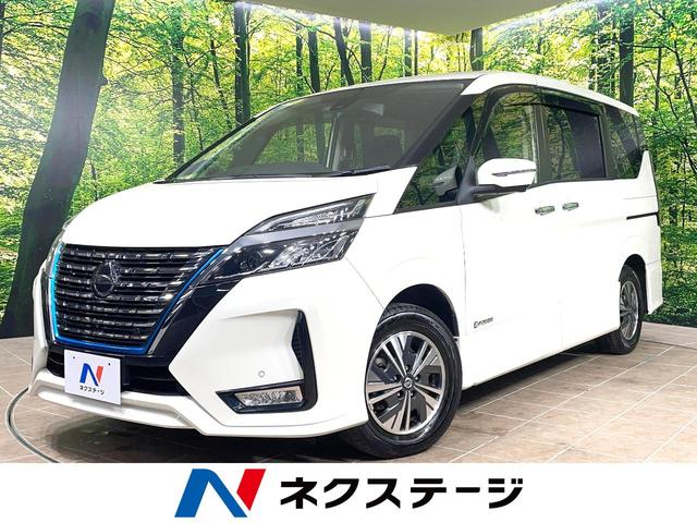 セレナ(日産) ｅ−パワー　ハイウェイスターＶ　両側電動ドア　全周囲カメラ　寒冷地仕様　衝突被害軽減システム　レーダークルーズ　禁煙車　ドラレコ　コーナーセンサー　スマートキー　ＬＥＤヘッド　ビルトインＥＴＣ　純正１５インチアルミ　車線逸脱警報 中古車画像