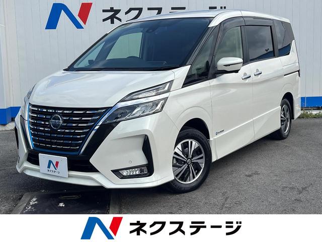 セレナ(日産) ｅ−パワー　ハイウェイスターＶ　１年保証付　両側電動ドア　全周囲カメラ　衝突被害軽減システム　レーダークルーズ　禁煙車　レザーシート　ドラレコ　コーナーセンサー　スマートキー　ＬＥＤヘッド　ビルトインＥＴＣ　純正１５インチアルミ 中古車画像