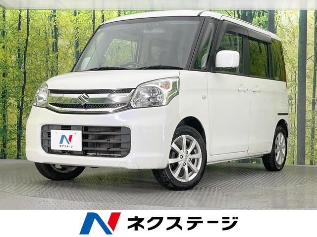 スペーシア　愛知県 メーカーナビ　電動スライドドア　全周囲カメラ　衝突軽減　禁煙車