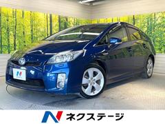 プリウス Sツーリングセレクション 純正HDDナビ バックカメラ ドラレコ コーナーセンサー スマートキー LEDヘッド ビルトインETC オートライト オートエアコン 純正17インチアルミ Bluetooth CD DVD再生 中古車画像