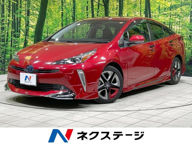 プリウス　茨城県 純正９インチナビ　全周囲カメラ　１００Ｖ電源　セーフティセンス　禁煙車