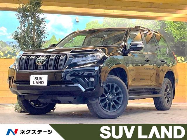 ランドクルーザープラド(トヨタ) ＴＸ　Ｌパッケージ　マットブラックエディション　７人乗り　サンルーフ　９インチディスプレイオーディオ　全周囲カメラ　セーフティセンス　レーダークルーズ　ブラインドスポットモニター　グレード専用１８インチアルミ　ベージュレザーシート　ＬＥＤヘッド 中古車画像