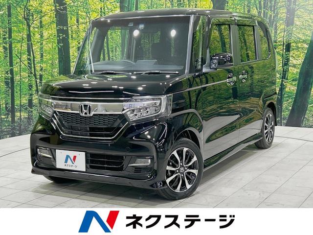 Ｎ−ＢＯＸカスタム(ホンダ) Ｇ・Ｌホンダセンシング　ホンダセンシング　両側電動ドア　禁煙車　純正ナビ　バックカメラ　ドラレコ　コーナーセンサー　スマートキー　ＬＥＤヘッド　ＥＴＣ　純正１４インチアルミ　オートハイビーム　車線逸脱警報　オートライト 中古車画像