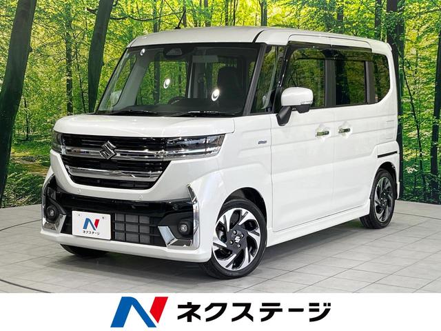 スペーシアカスタム　三重県 スマートキー　ＬＥＤヘッド　純正１５インチアルミ　オートハイビーム