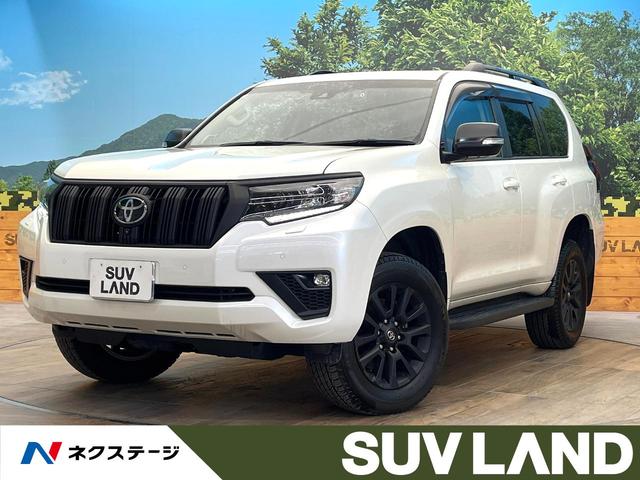 ランドクルーザープラド(トヨタ) ＴＸ　Ｌパッケージ　マットブラックエディション　禁煙車　４ＷＤ　９インチメーカー純正ナビ　全周囲カメラ　７人乗り　セーフティセンス　レーダークルーズ　革シート　ＬＥＤヘッド＆フォグ　純正１８インチアルミ　シートベンチレーション　オートハイビーム 中古車画像
