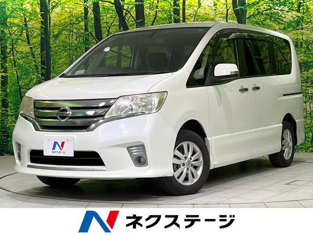セレナ(日産) ハイウェイスター　Ｖセレクション　４ＷＤ　純正９型ＳＤナビ　両側電動スライドドア　後席モニター　バックカメラ　禁煙車　スマートキー　ＨＩＤヘッド　ビルトインＥＴＣ　クルコン　純正１５インチアルミ　オートライト　Ｂｌｕｅｔｏｏｔｈ 中古車画像
