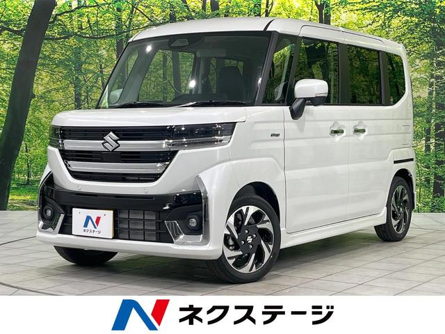 スペーシアカスタム　北海道 届出済未使用車　両側電動ドア　セーフティサポート　コーナーセンサー