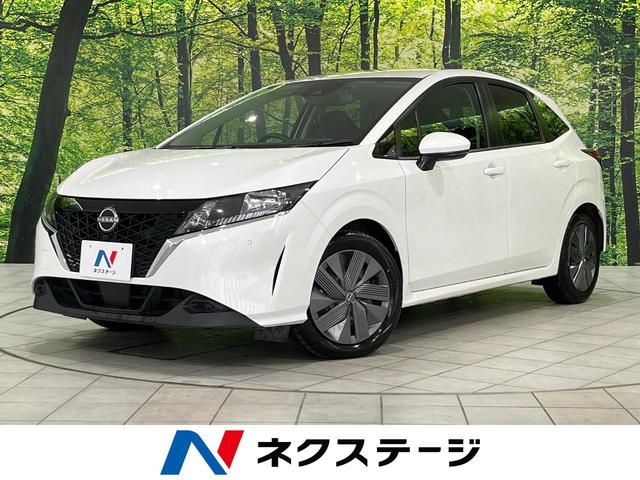 ノート(日産) Ｘ　ＦＯＵＲ　４ＷＤ　メーカーオプションナビ　バックカメラ　エマージェンシーブレーキ　禁煙車 中古車画像
