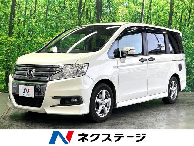 ステップワゴンスパーダ　茨城県 電動スライドドア　バックカメラ　ＨＩＤヘッド　ビルトインＥＴＣ