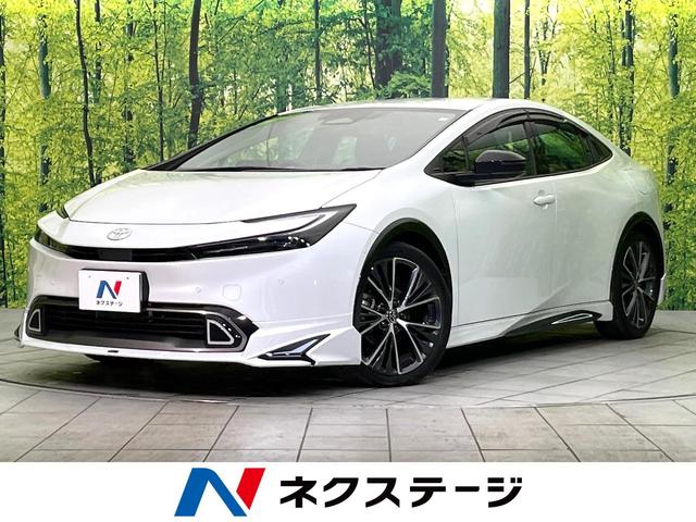 プリウス(トヨタ) Ｚ　禁煙車　モデリスタエアロ　１２．３型ディスプレイオーディオ　全周囲カメラ　ＴＶ／Ｂｌｕｅｔｏｏｔｈ　トヨタチームメイト　ＬＥＤヘッド　オートハイビーム　ステアリングヒーター　ＡＣ１００Ｖ　ＥＴＣ２．０ 中古車画像
