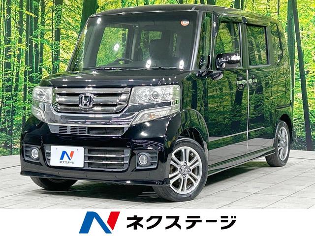 Ｎ－ＢＯＸカスタム　茨城県 禁煙車　スマートキー　ＨＩＤヘッド　オートライト　オートエアコン　地デジ
