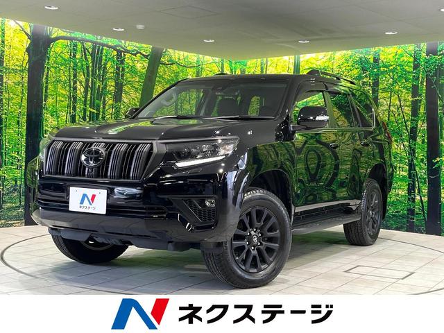 ランドクルーザープラド(トヨタ) ＴＸ　Ｌパッケージ　マットブラックエディション　サンルーフ　４ＷＤ　禁煙車　純正９型ナビ　全周囲カメラ　衝突軽減装置　レーダークルーズ　７人乗り　シートエアコン　パワーシート　ＥＴＣ　Ｂｌｕｅｔｏｏｔｈ　グレード専用アルミ　ＬＥＤヘッドライト 中古車画像