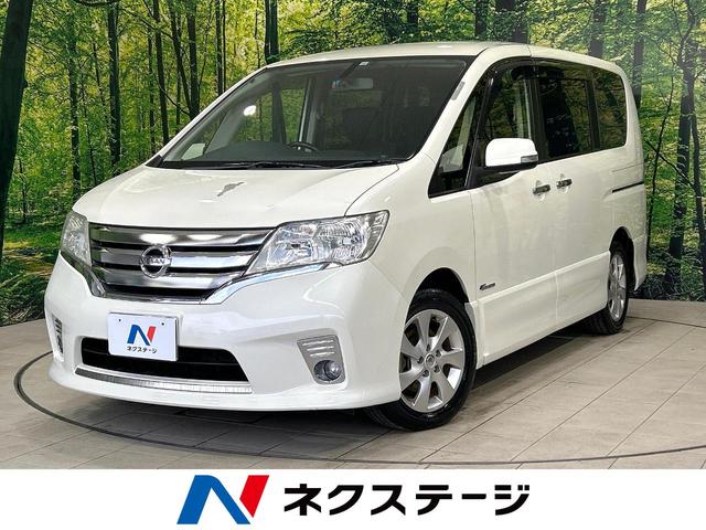 セレナ(日産) ハイウェイスター　Ｓ−ハイブリッド　Ｖセレクション　純正ナビ　バックカメラ　両側パワスラ　クルーズコントロール　リアオ−トエアコン　ＥＴＣ　ＨＩＤヘッドライト　インテリキー　アイドリングストップ　純正１６インチＡＷ　禁煙車　ワンオーナー 中古車画像