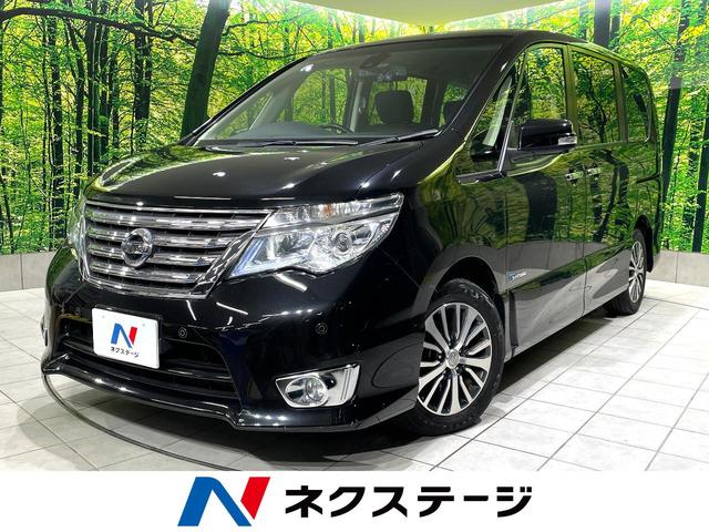 セレナ(日産) ハイウェイスター　Ｖセレ＋セーフティ　ＳＨＶ　Ａセフ　禁煙車　後席モニター　純正８型ナビ　全方位カメラ　両側パワースライドドア　エマージェンシーブレーキ　コーナーセンサー　リアオートエアコン　ＥＴＣ　スマートキー　ロールサンシェード 中古車画像