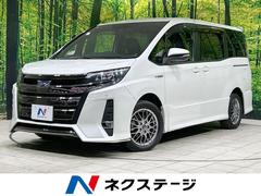ノア ハイブリッドSi 両側パワスラ 純正9型ナビ 後席モニター バックカメラ 衝突軽減 禁煙車 前席シートヒーター クリアランスソナー レーンアシスト スマートキー LEDヘッド/フォグ オートマチックハイビーム フルセグ 中古車画像