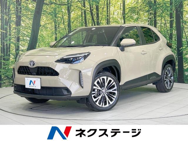 ヤリスクロス　広島県 全周囲カメラ　セーフティーセンス　レーダークルーズ　禁煙車　ハーフレザー
