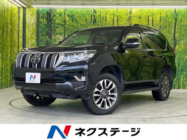 ランドクルーザープラド(トヨタ) ＴＸ　Ｌパッケージ　４ＷＤ　純正ナビ付ディスプレイオーディオ　７人乗り　全周囲カメラ　衝突被害軽減システム　レーダークルーズ　禁煙車　レザーシート　前席シートエアコン　パワーシート　ドラレコ　コーナーセンサー 中古車画像