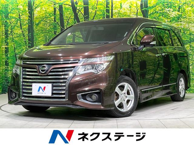エルグランド(日産) ２５０ハイウェイスター　サンルーフ　両側電動スライド　フリップダウンモニター　アラウンドビューモニター　ハーフレザーシート　７人乗　ＬＥＤヘッド　ビルトインＥＴＣ　クルコン　ハーフレザーシート　ＡＣ１００Ｖ電源　ＥＴＣ 中古車画像