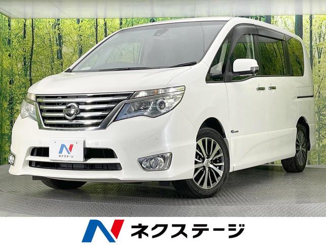 セレナ　愛知県 両側電動ドア　純正ＳＤナビ　後席モニター　全周囲カメラ　衝突被害軽減