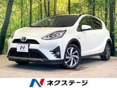 アクア クロスオーバー 純正ナビ バックカメラ 衝突被害軽減 禁煙車 ハーフレザーシート コーナーセンサー LEDヘッド 純正16インチアルミ ETC オートハイビーム オートライト オートエアコン Bluetooth 中古車画像