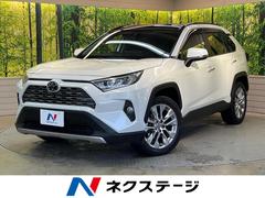 RAV4 G Zパッケージ 4WD パノラマルーフ 純正9型ディスプレイオーディオ 全周囲カメラ デジタルミラー パワーバックドア シートヒーター レザーシート クリアランスソナー LED シートメモリー ETC 禁煙車 中古車画像