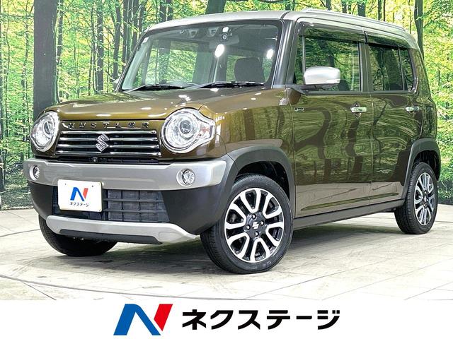 ハスラー(スズキ) ＪスタイルＩＩＩターボ　４ＷＤ　ターボ　禁煙車　純正８型ナビ　全周囲カメラ　衝突軽減装置　ＨＩＤヘッド　シートヒーター　スマートキー　ハーフレザーシート　クルコン　ＥＴＣ　ドラレコ　革巻きステアリング　純正１５インチ 中古車画像