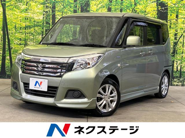 ソリオ(スズキ) ハイブリッドＭＸ　４ＷＤ　電動スライドドア　全周囲カメラ　衝突被害軽減システム　禁煙車　スマートキー　ＬＥＤヘッド　クルコン　純正１５インチアルミ　オートエアコン　Ｂｌｕｅｔｏｏｔｈ　ＣＤ　フルセグ　電動格納ドアミラー 中古車画像