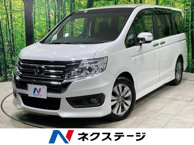 ステップワゴンスパーダ(ホンダ) Ｚ　禁煙車　８型ＢＩＧＸナビ　フリップダウンモニター　両側電動ドア　ＨＩＤヘッドライト　バックカメラ　ＥＴＣ　純正１６インチアルミ　アイドリングストップ　オートライト 中古車画像