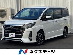 ノア Si ダブルバイビー 純正9型ナビ 両側電動ドア 後席モニター バックカメラ 衝突軽減装置 禁煙車 ハーフレザーシート ドラレコ スマートキー LEDヘッド ETC2.0 クルコン 純正16インチアルミ オートハイビーム 中古車画像