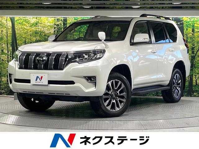 ランドクルーザープラド　静岡県 後期型　サンルーフ　衝突軽減　９型ナビ　バックカメラ　前席シートエアコン