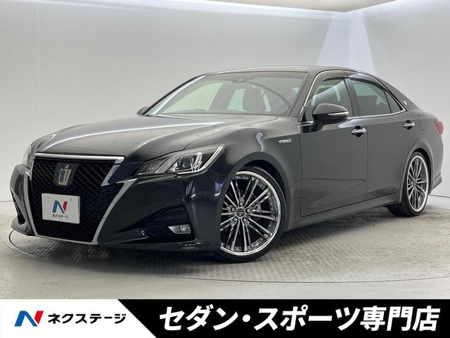 クラウンハイブリッド　大阪府 クリアランスソナー　レーダークルーズコントロール　ステアリングヒーター