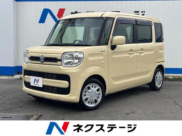 スペーシア(スズキ) ハイブリッドＧ　１年保証付　ＳＤナビ　衝突被害軽減システム　禁煙車　ドラレコ　コーナーセンサー　スマートキー　車線逸脱警報　オートライト　オートエアコン　Ｂｌｕｅｔｏｏｔｈ　ＣＤ　ＤＶＤ再生　地デジ 中古車画像