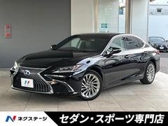ES ES300h バージョンL ムーンルーフ パノラミックビューモニター セーフティシステムプラス ブラインドスポットモニター 3眼フルLEDヘッドライト 純正18インチアルミ ハンズフリーパワートランクリッド 黒革シート 禁煙 中古車画像