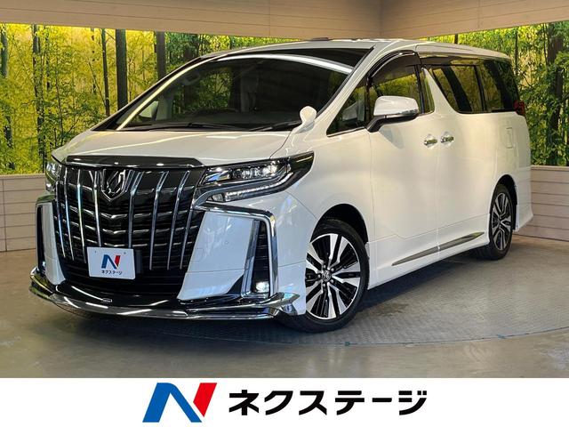 アルファード　滋賀県 モデリスタエアロ　ツインサンルーフ　純正９型ディスプレイ　フリップダウン