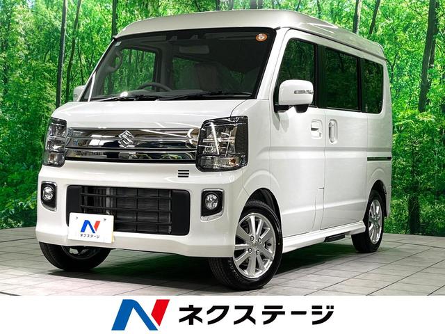 エブリイワゴン(スズキ) ＰＺターボスペシャル　届出済未使用車　ハイルーフ　両側電動スライド　電動サイドステップ　ターボ　衝突軽減　ＬＥＤヘッド　コーナーセンサー　シートヒーター　スマートキー　オートエアコン 中古車画像