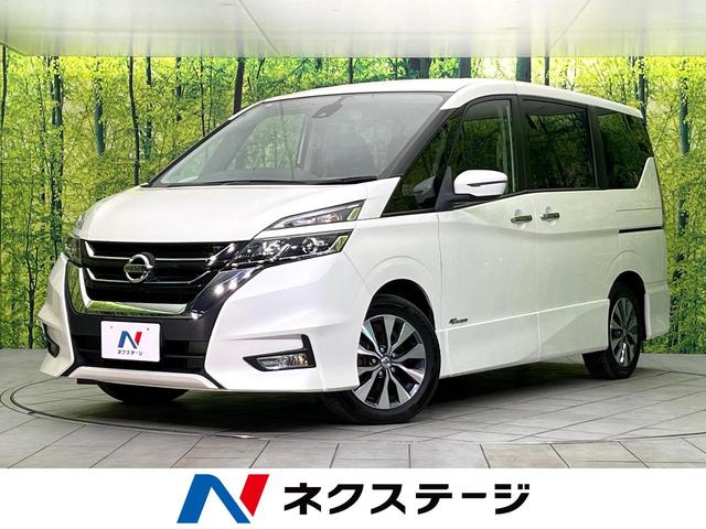 セレナ(日産) ハイウェイスター　禁煙車　８型ナビ　バックカメラ　ＣＤ／ＤＶＤ／フルセグ　Ｂｌｕｅｔｏｏｔｈ接続　衝突軽減装置　ＬＥＤヘッドライト　オートライト　ハンズフリー両側電動スライドドア　革巻きステアリング　ドラレコ　ＥＴＣ 中古車画像